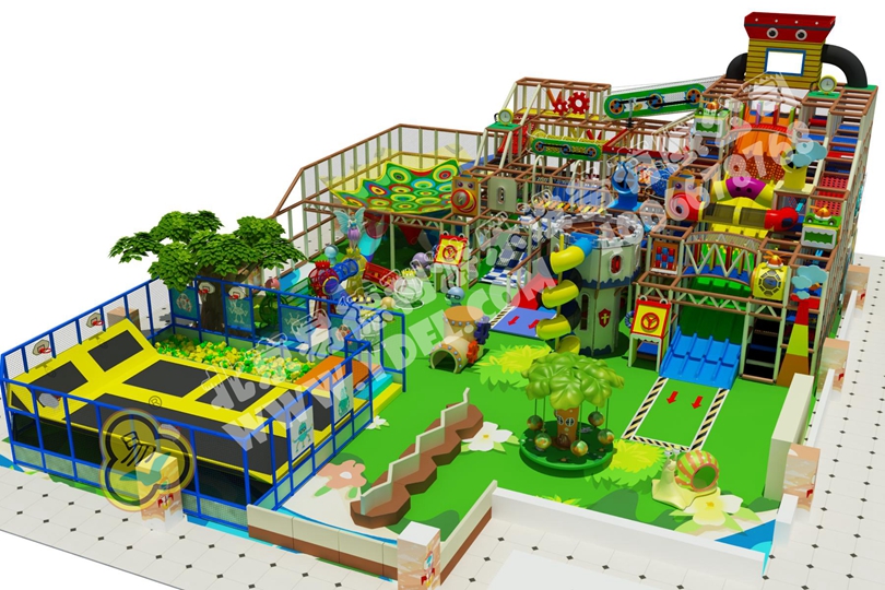 大型室內城堡主題淘氣堡