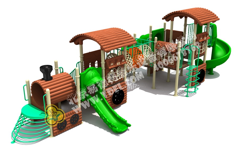 幼兒園火車(chē)頭滑梯游樂(lè)設(shè)備十