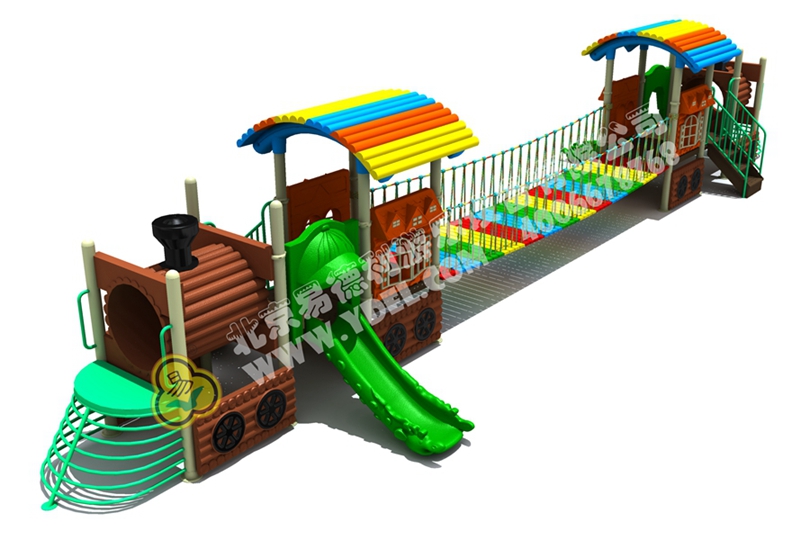 幼兒園火車(chē)頭滑梯游樂(lè)設(shè)備三