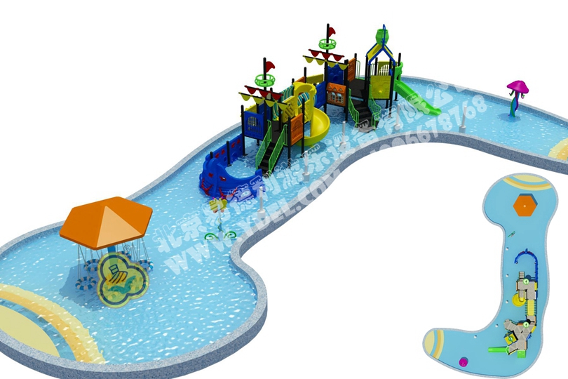 室內水上樂園游樂場滑梯九