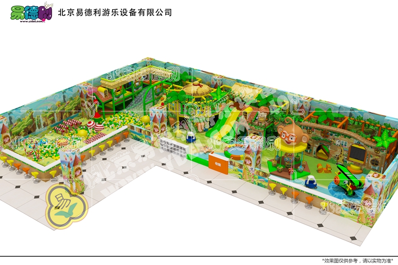 叢林卡通定制淘氣堡設備
