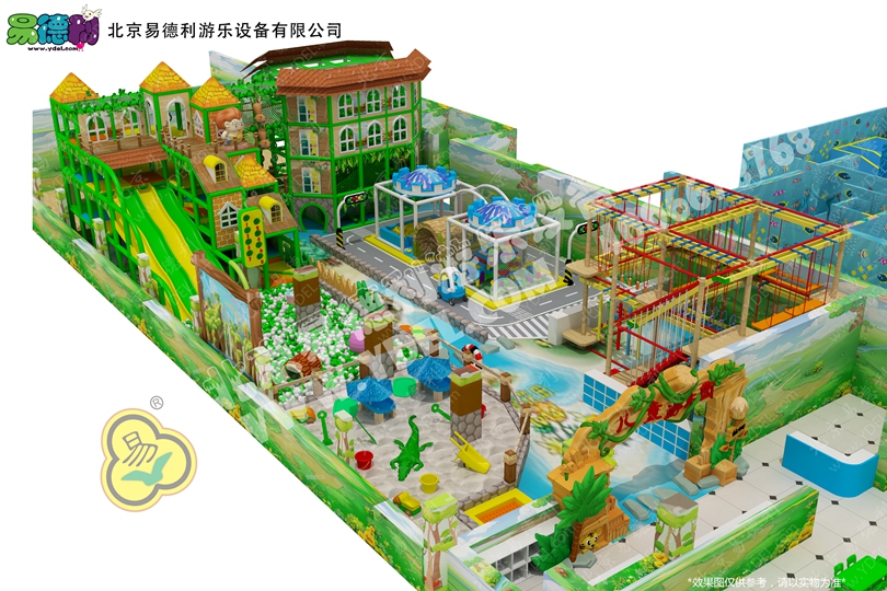 海南瓊海城堡風淘氣堡設備