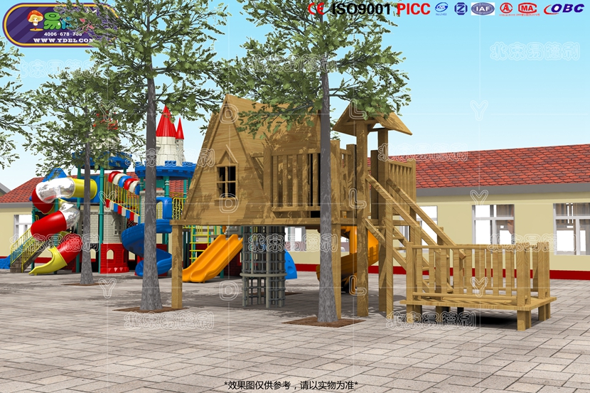 幼兒園戶外滑梯落地規劃