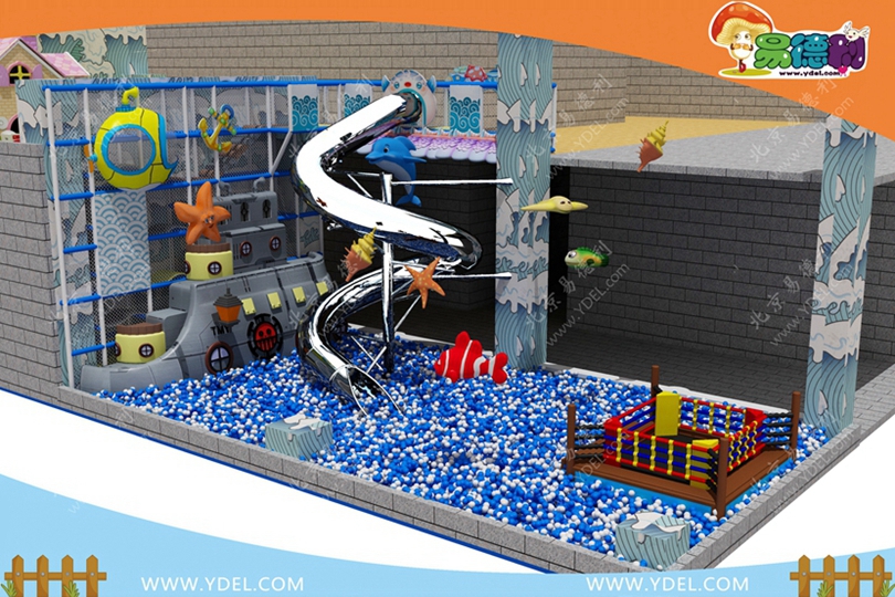 兒童不銹鋼逃生滑梯設備一