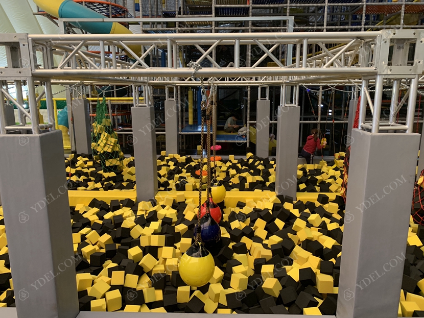 大型蹦床公園拓展區域展示