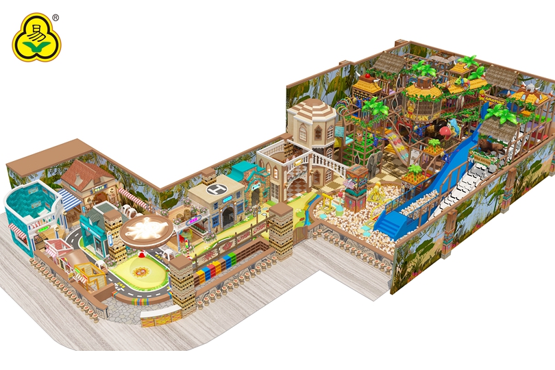 部落風淘氣堡設備