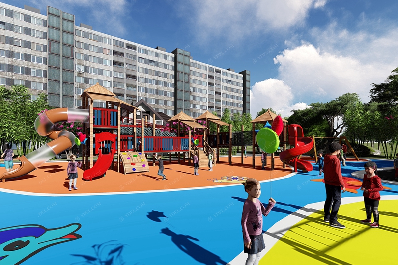 小區(qū)戶外組合滑梯設(shè)備
